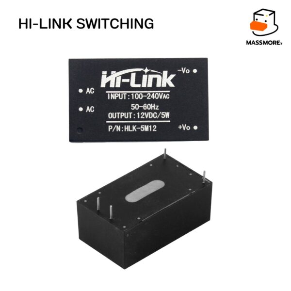 Hi-Link Switching Power Supply 220V. TO 3.3V 5V 12V 24V ตัวใหญ่ 5W กำลังไฟออก 5WATT - Image 7