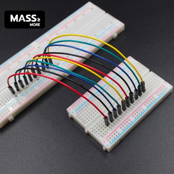 สายจั๊มเปอร์อย่างดี Jumper wire ยาว30 ซม. ตัวผู้-ตัวผู้ ขนาด 24AWG ทดลองวงจรอิเล็กทรอนิกส์ - Image 5