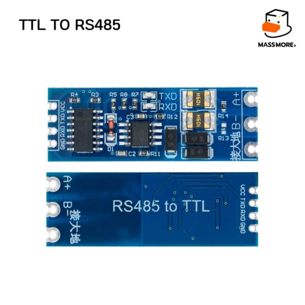 โมดูลแปลงสัญญาณ TTL to RS485 Serial UART DC3-24V - Image 2