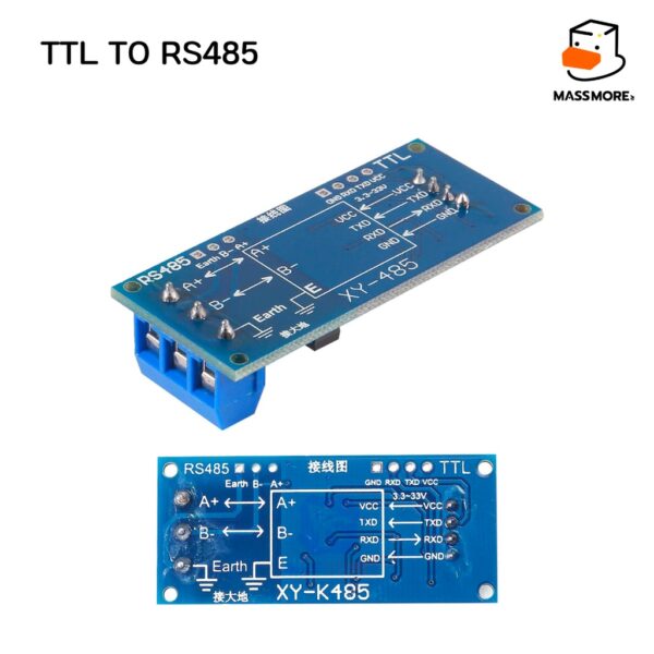 โมดูลแปลงสัญญาณ TTL to RS485 Serial UART DC3-24V - Image 7