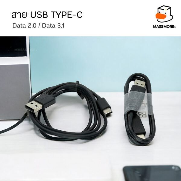 USB Type-C สายดาต้า Data USB Type C to USB-A 3.0 2.0 Male Cable ยาว 50cm 1เมตร - Image 6