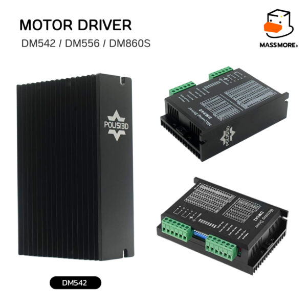 DM542 DM556 DM860H มีพัดลม ชุดขับมอเตอร์ Stepper Motor Driver Controller High power OptiDrive DM Series - Image 5