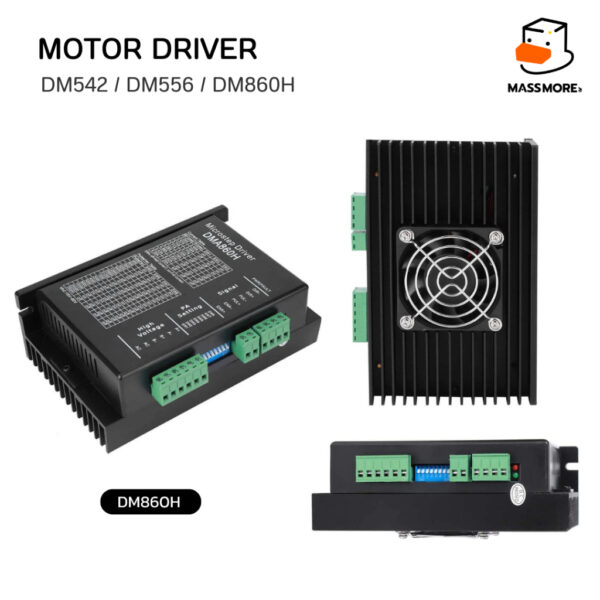 DM542 DM556 DM860H มีพัดลม ชุดขับมอเตอร์ Stepper Motor Driver Controller High power OptiDrive DM Series - Image 7