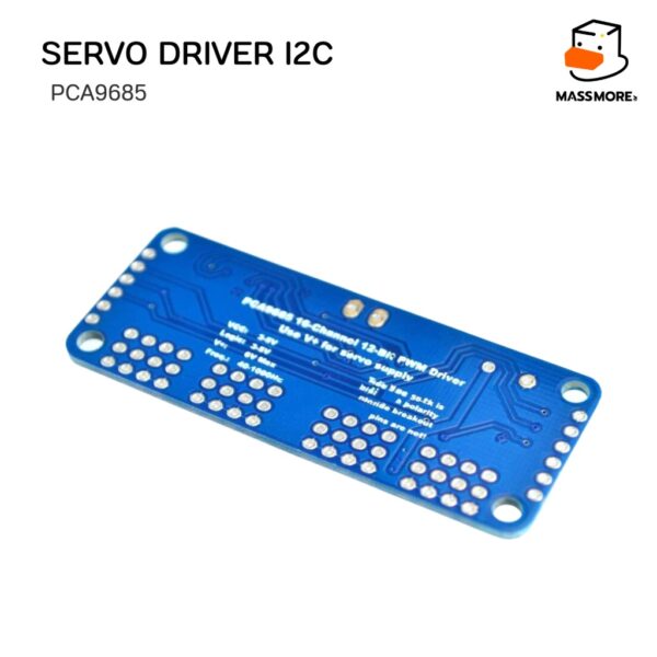 PCA9685 16CH Servo Drive I2C บอร์ดขับเซอร์โว 16 ช่อง 12 bit แบบ PWM - Image 3