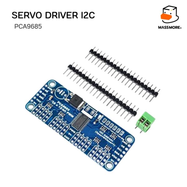 PCA9685 16CH Servo Drive I2C บอร์ดขับเซอร์โว 16 ช่อง 12 bit แบบ PWM - Image 4