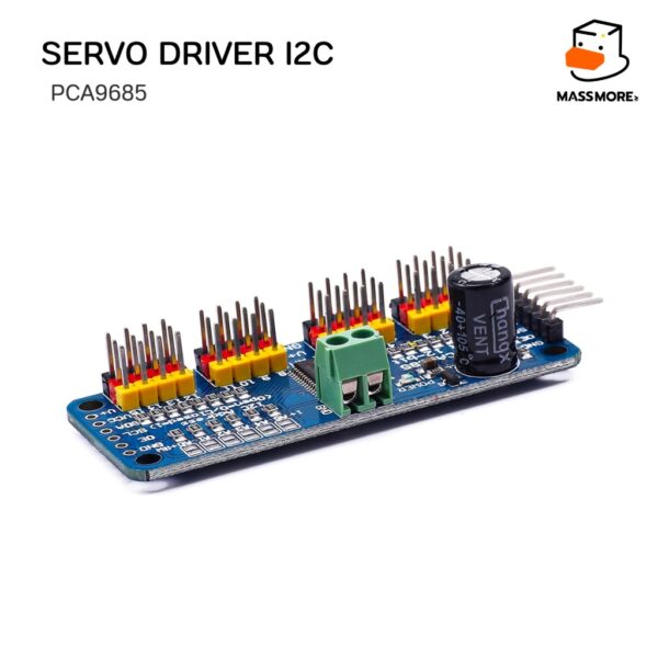 PCA9685 16CH Servo Drive I2C บอร์ดขับเซอร์โว 16 ช่อง 12 bit แบบ PWM - Image 5