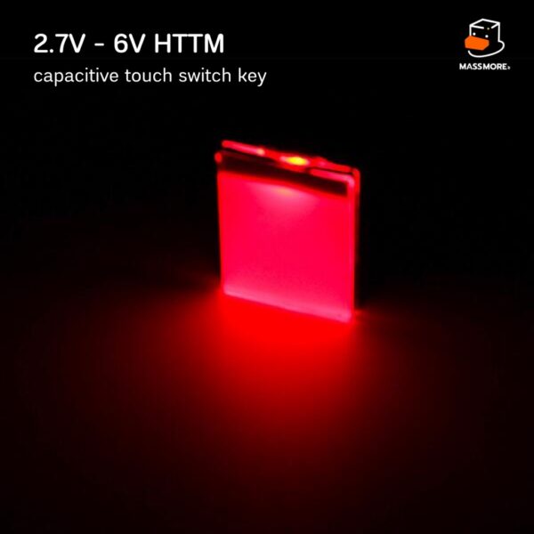 Touch Capacitive Switch key สวิตช์สัมผัส โมดูล 2.7V-6V สีน้ำเงิน สีแดง สีเขียว - Image 7