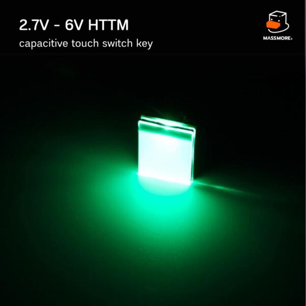 Touch Capacitive Switch key สวิตช์สัมผัส โมดูล 2.7V-6V สีน้ำเงิน สีแดง สีเขียว - Image 8