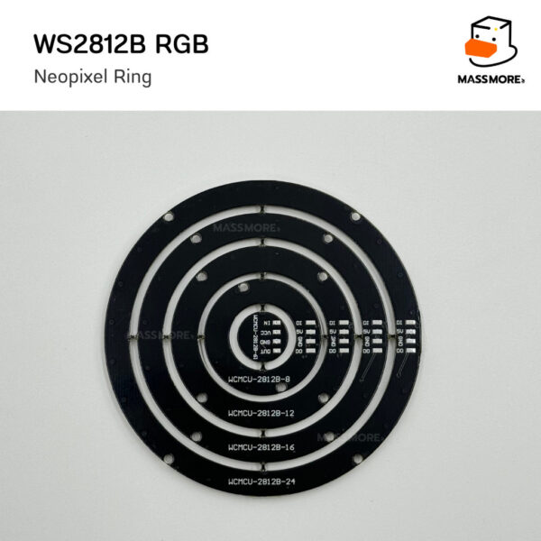 Neopixel Ring WS2812B RGB 5050SMD 1/8/12/16/24 pixel - Image 3