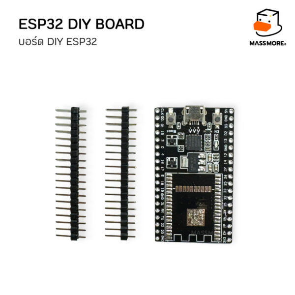 บอร์ดพัฒนา ESP32 Node32s ESP32S แบบลงชิพเอง บอร์ดขยายสีเขียว บอร์ดขยายสีม่วง สำหรับต่อพ่วง DIY - Image 2