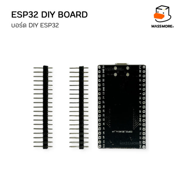 บอร์ดพัฒนา ESP32 Node32s ESP32S แบบลงชิพเอง บอร์ดขยายสีเขียว บอร์ดขยายสีม่วง สำหรับต่อพ่วง DIY - Image 3