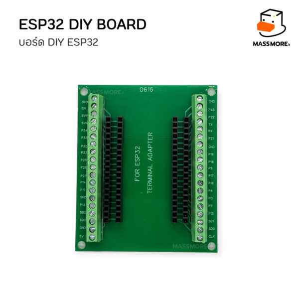 บอร์ดพัฒนา ESP32 Node32s ESP32S แบบลงชิพเอง บอร์ดขยายสีเขียว บอร์ดขยายสีม่วง สำหรับต่อพ่วง DIY - Image 4