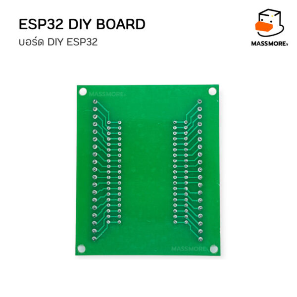 บอร์ดพัฒนา ESP32 Node32s ESP32S แบบลงชิพเอง บอร์ดขยายสีเขียว บอร์ดขยายสีม่วง สำหรับต่อพ่วง DIY - Image 5