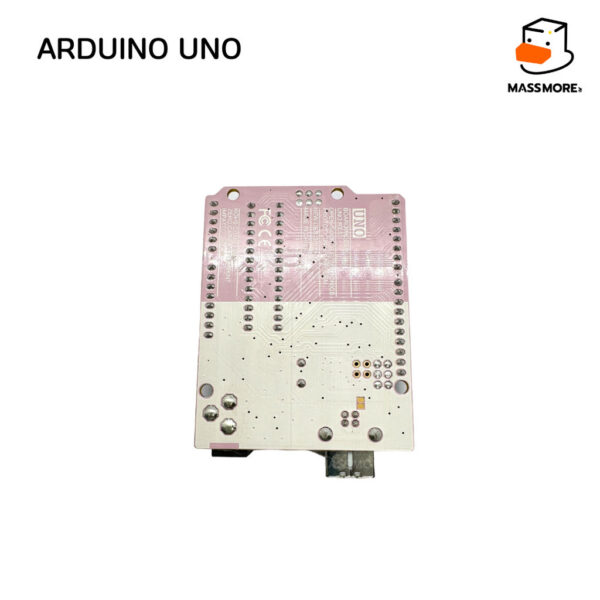 บอร์ด Arduino UNO แถมสาย USB atmega328p CH340G สีขาว หรือ สีชมพู UNO แบบ DIP ถอดเปลี่ยน IC ได้ - Image 4