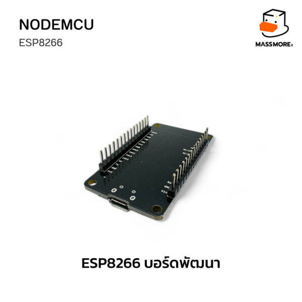 NodeMCU V3 บอร์ด ESP8266 Arduino Lua WIFI หน่วยความจำ Flash 32MB USB-Serial CH340G - Image 4