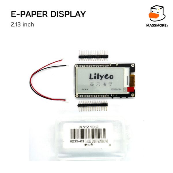 โมดูลหน้าจอ E-Paper Display TTGO T5 2.13inch Driver GDEM0213B74 DEPG0213BN LILYGO ESP32 ePaper Arduino - Image 7