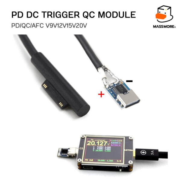 โมดูล PD DC Trigger QC ชิพ IP2721 USB Type-C Module PD/QC/AFC ตัวเลือก 9V 12V 15V 20V - Image 4