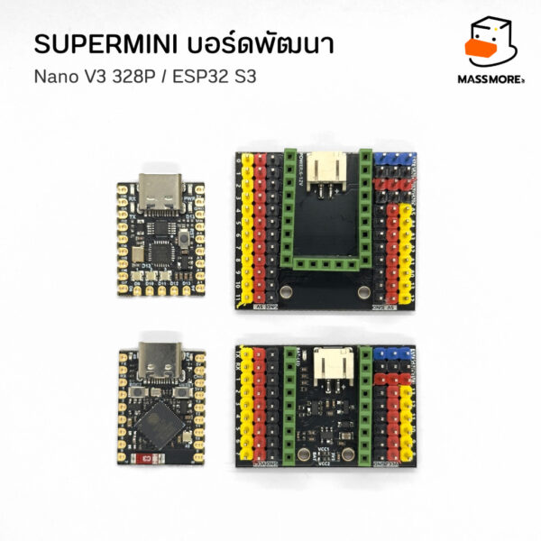 SuperMini บอร์ดพัฒนา ESP32 Atmega328P NanoV3 328P ESP32S3 Base Arduino Nano - Image 2