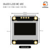 โมดูลหน้าจอ OLED Display ขนาด 0.96 1.3 1.54 2.42 3.12 นิ้ว I2C IIC SPI Driver SSD1306 SSD1315 - Image 3
