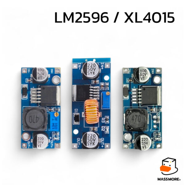 LM2596 XL401 โมดูลปรับลดแรงดัน Step Down LM2596 3A / XL4015 5A DC-to-DC Converter โมดูลลดแรงดันไฟ โมดูลแปลงไฟ