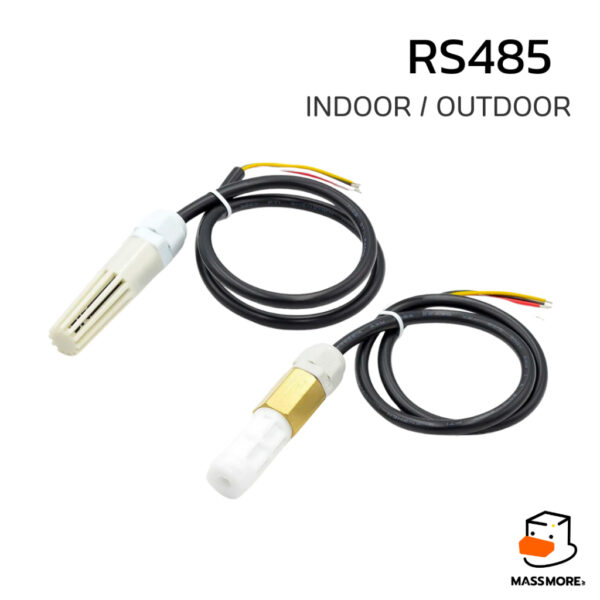 เซ็นเซอร์อุณหภูมิและความชื้น แบบโพรบ RS485 Modbus RTU Probe Indoor และ Outdoor ทนน้ำ